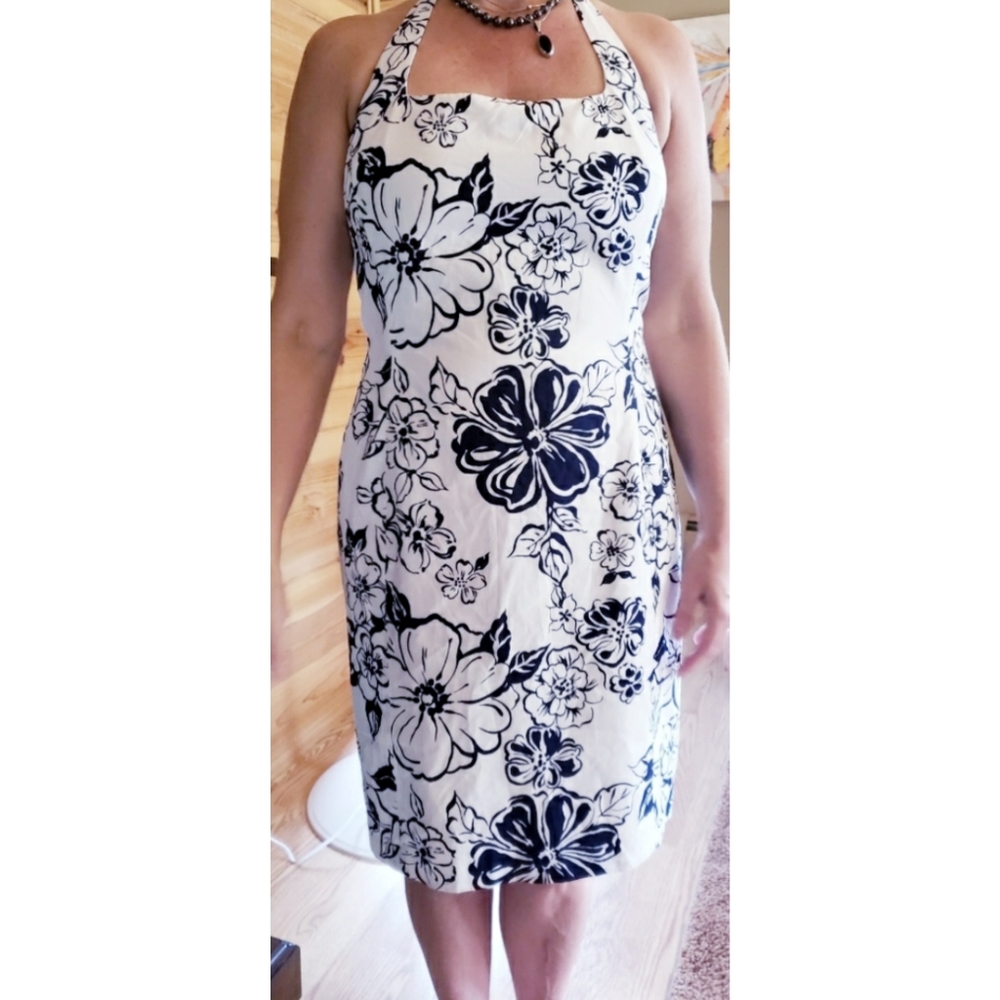 Lauren Ralph Lauren floral halter dress 10 petite